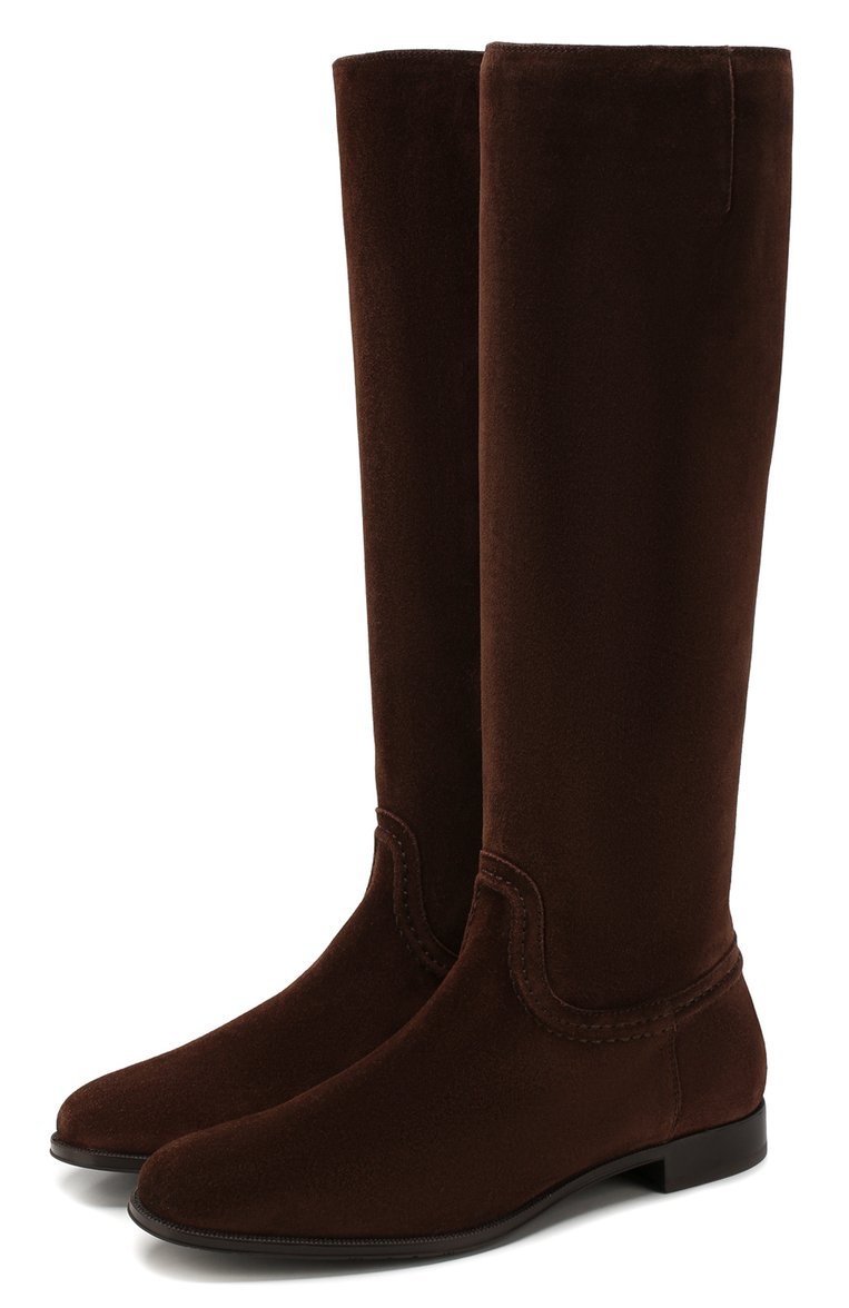 Замшевые сапоги TOD’S, а�рт. XXW73B0BP60BYE, фото 1