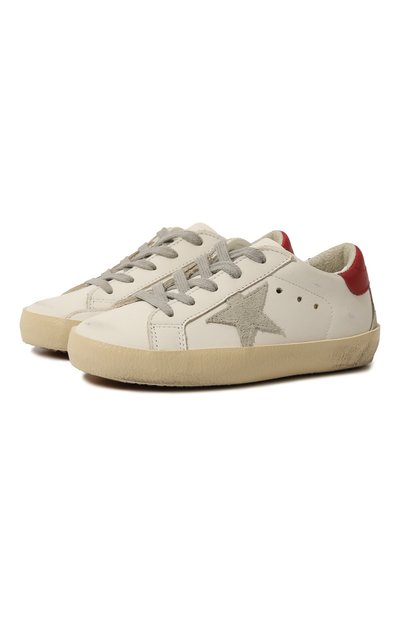 Кожаные кеды super-star GOLDEN GOOSE DELUXE BRAND, арт. GJF00102.F004338, фото 1