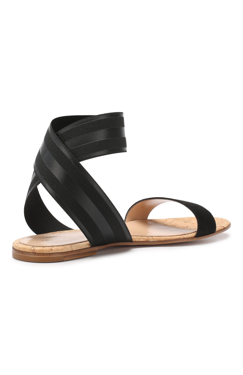 Комбинированные сандалии GIANVITO ROSSI, арт. G31417.05CU0.CEUBLBS, фото 4