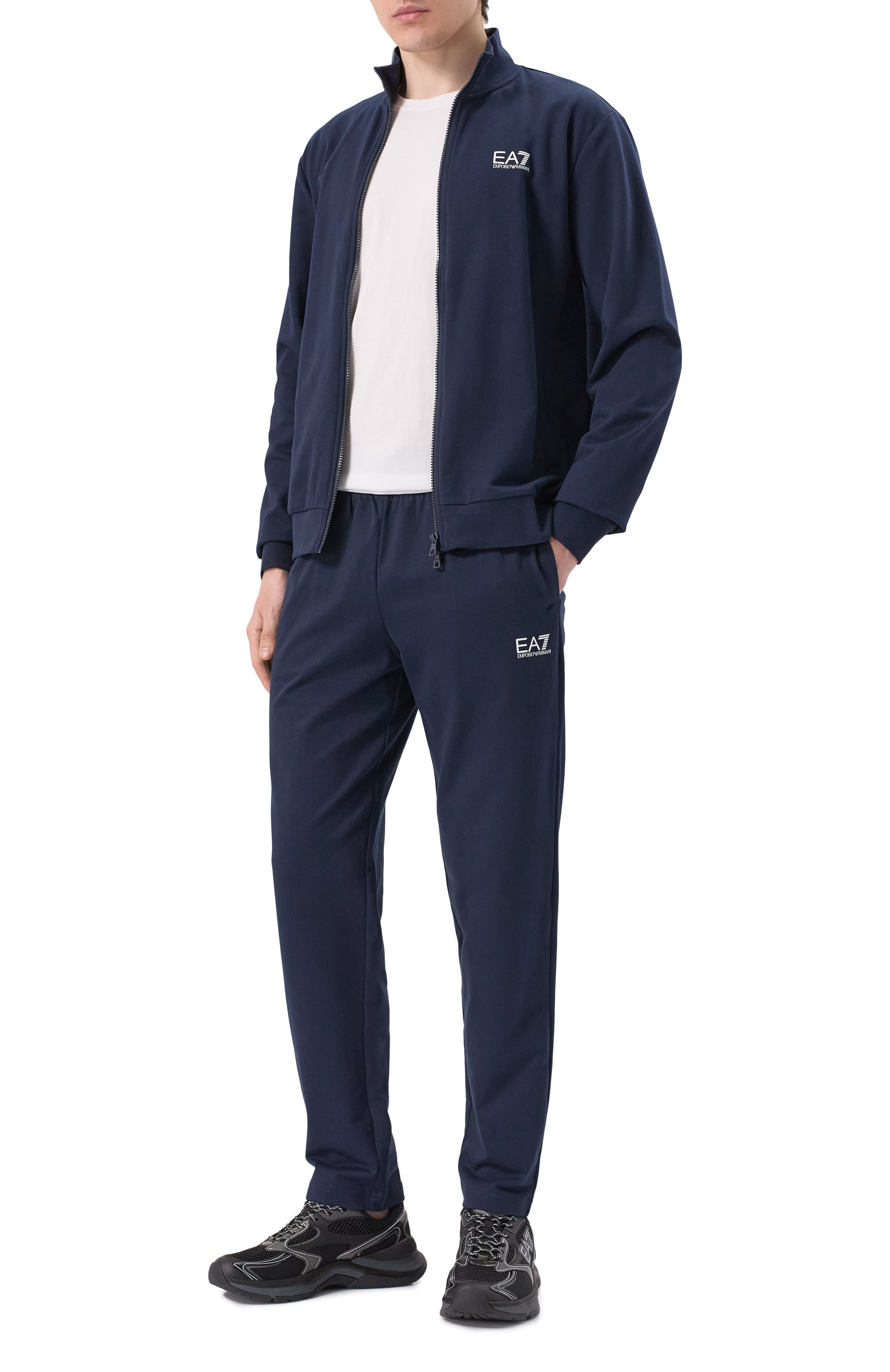 Хлопковый спортивный костюм EA7, арт. 8NPV61/PJVRZ, фото 1