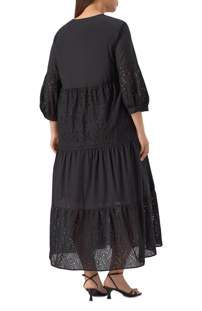 Хлопковое платье PERSONA BY MARINA RINALDI, арт. 0NTAN0, фото 4