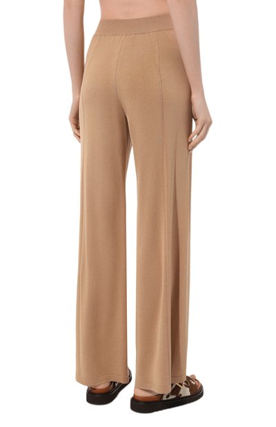 Брюки из шелка и вискозы FREEAGE бежевого цвета по цене 44000 руб., арт. S24.PT043.6070.102, фото 4 Брюки из шелка и вискозы FREEAGE, арт. S24.PT043.6070.102, фото 4