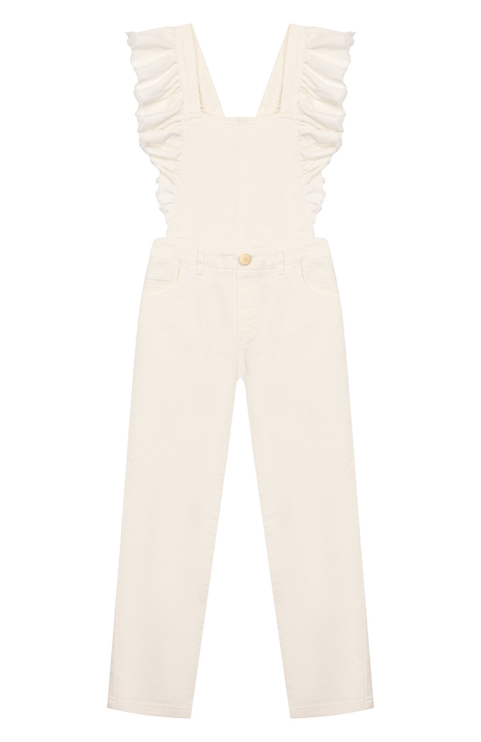 Хлопковый комбинезон PHILOSOPHY DI LORENZO SERAFINI KIDS, арт. PJTU02/CE192/VHUNI/S-M, фото 1