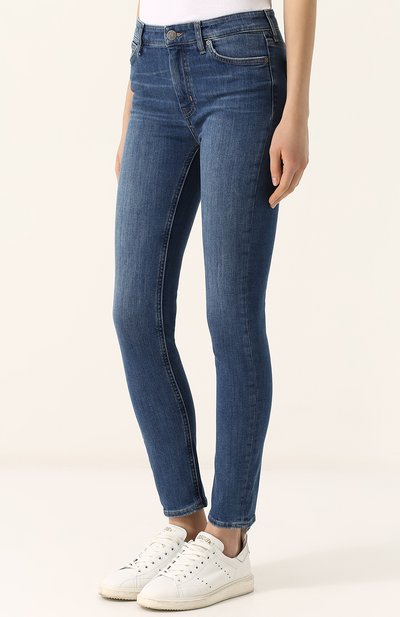 Укороченные джинсы с потертостями MIH JEANS, арт. W2100101BEW, фото 3