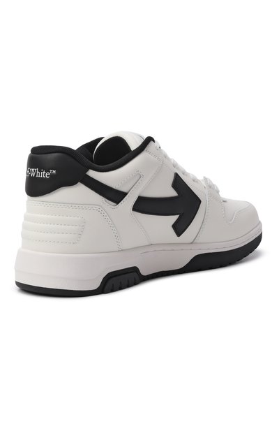 Комбинированные кеды out of office OFF-WHITE белого цвета по цене 69950 руб., арт. 0MIA189C99LEA019, фото 4 Комбинированные кеды out of office OFF-WHITE, арт. 0MIA189C99LEA019, фото 4