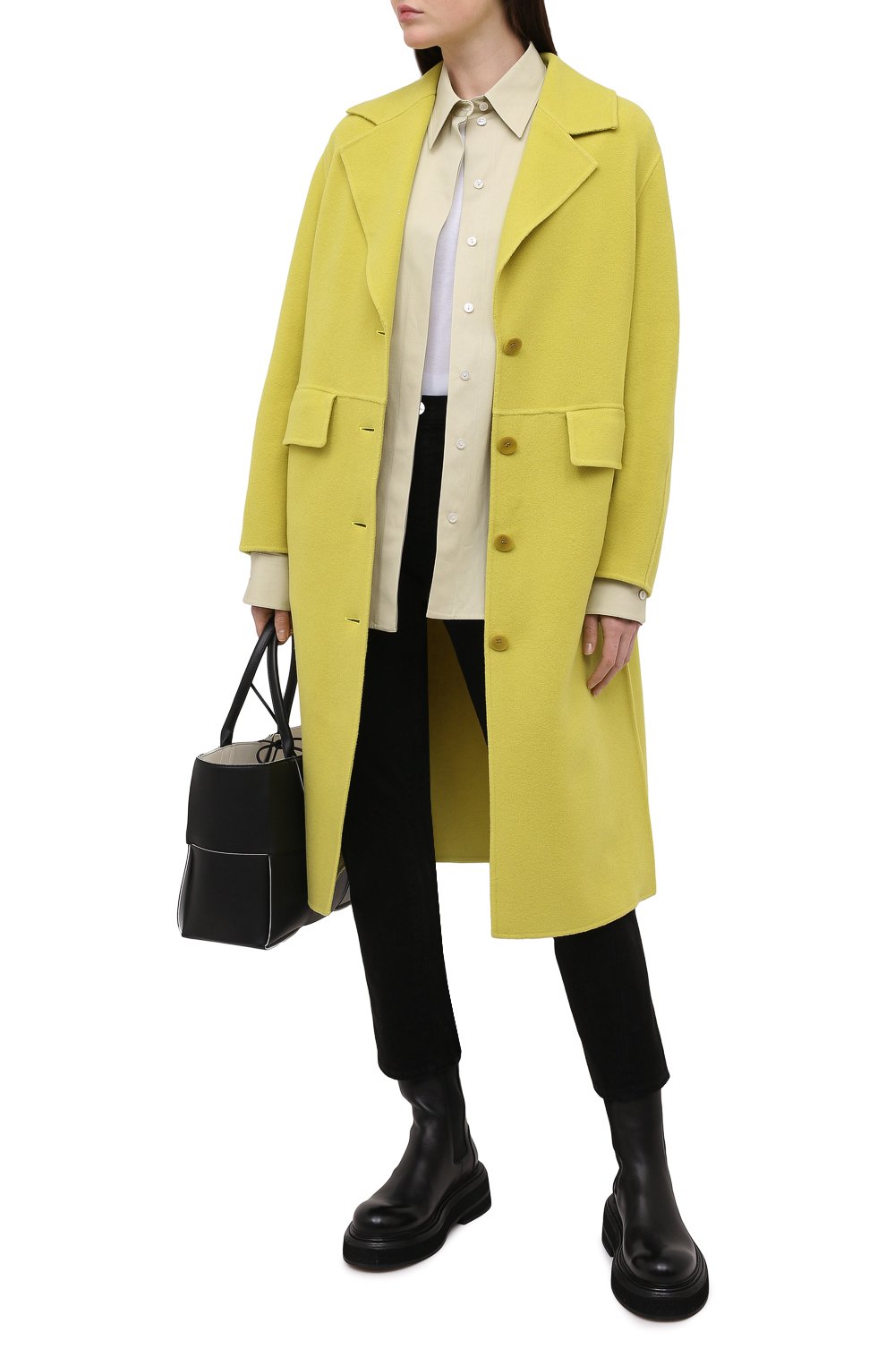 Шерстяное пальто PROENZA SCHOULER WHITE LABEL, арт. WL2111027-AW083, фото 2