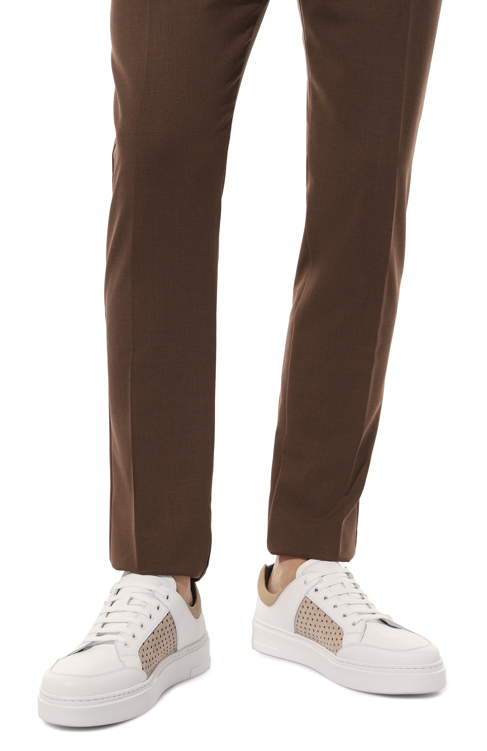 Кожаные кеды ZILLI, арт. H0071AM1024VHH001, фото 3