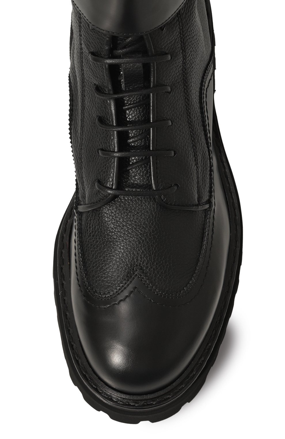 Кожаные ботинки CAMERLENGO, арт. 16692/NER0, фото 6