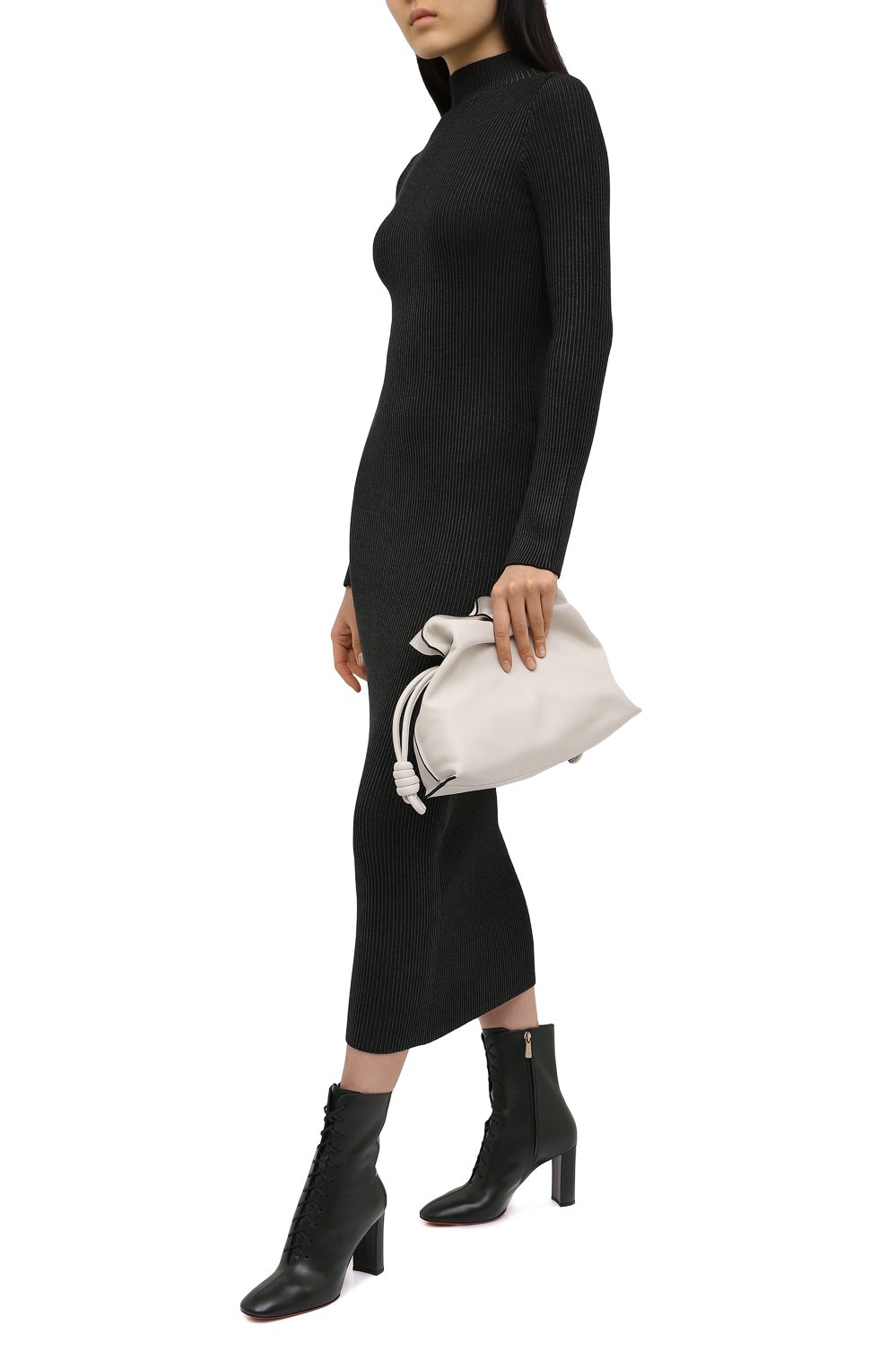 Кожаные ботильоны SANTONI темно-зеленого цвета по цене 104000 руб., арт. WTLE58964HA2NILKV80, фото 2 Кожаные ботильоны SANTONI, арт. WTLE58964HA2NILKV80, фото 2