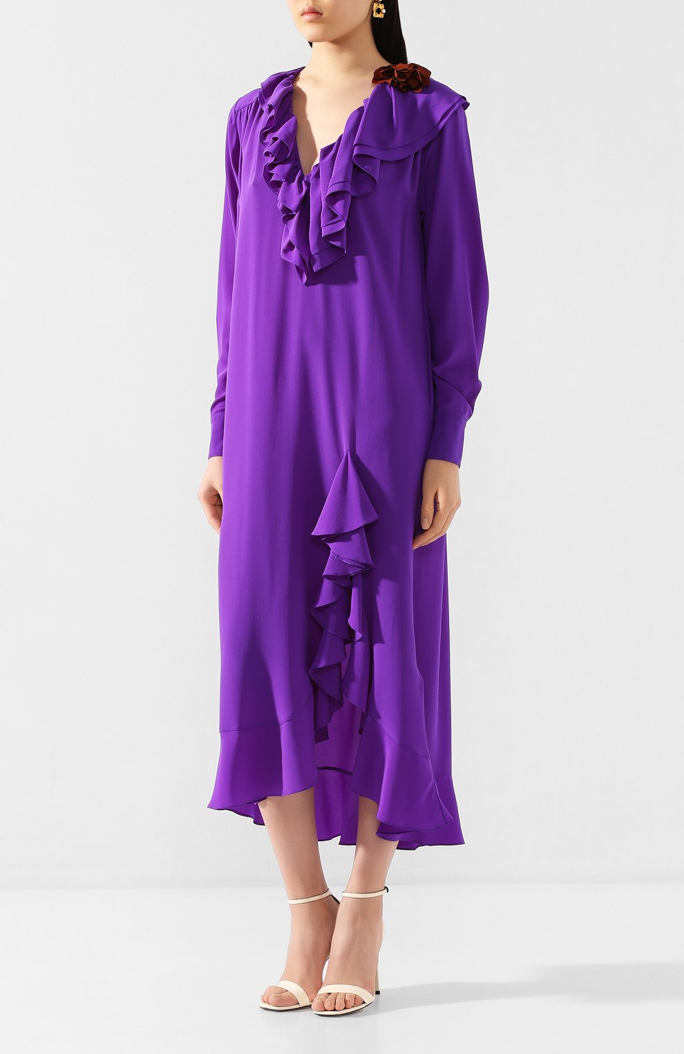 Шелковое платье VICTORIA BECKHAM, арт. 1220WDR001275A, фото 3