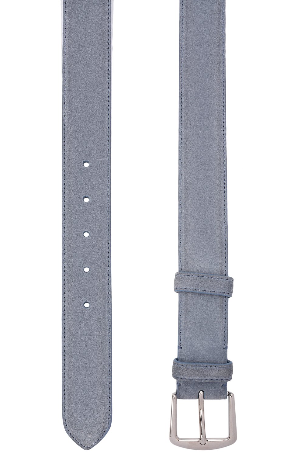 Замшевый ремень LORO PIANA светло-голубого цвета по цене 49650 руб., арт. FAA1544, фото 3 Замшевый ремень LORO PIANA, арт. FAA1544, фото 3