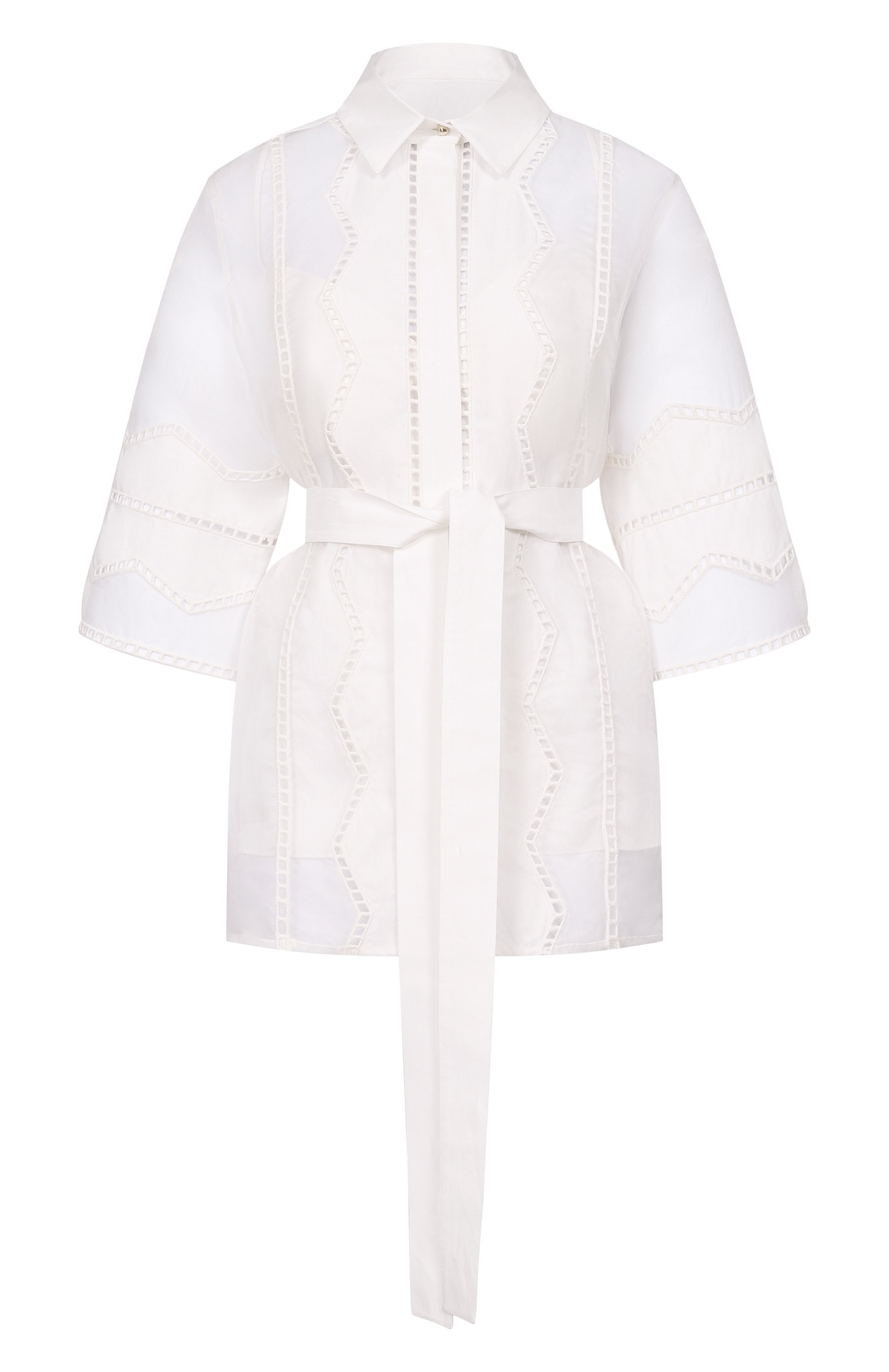 Блузка из хлопка и шелка ELIE SAAB, арт. SH144NR26/CES01, фото 1