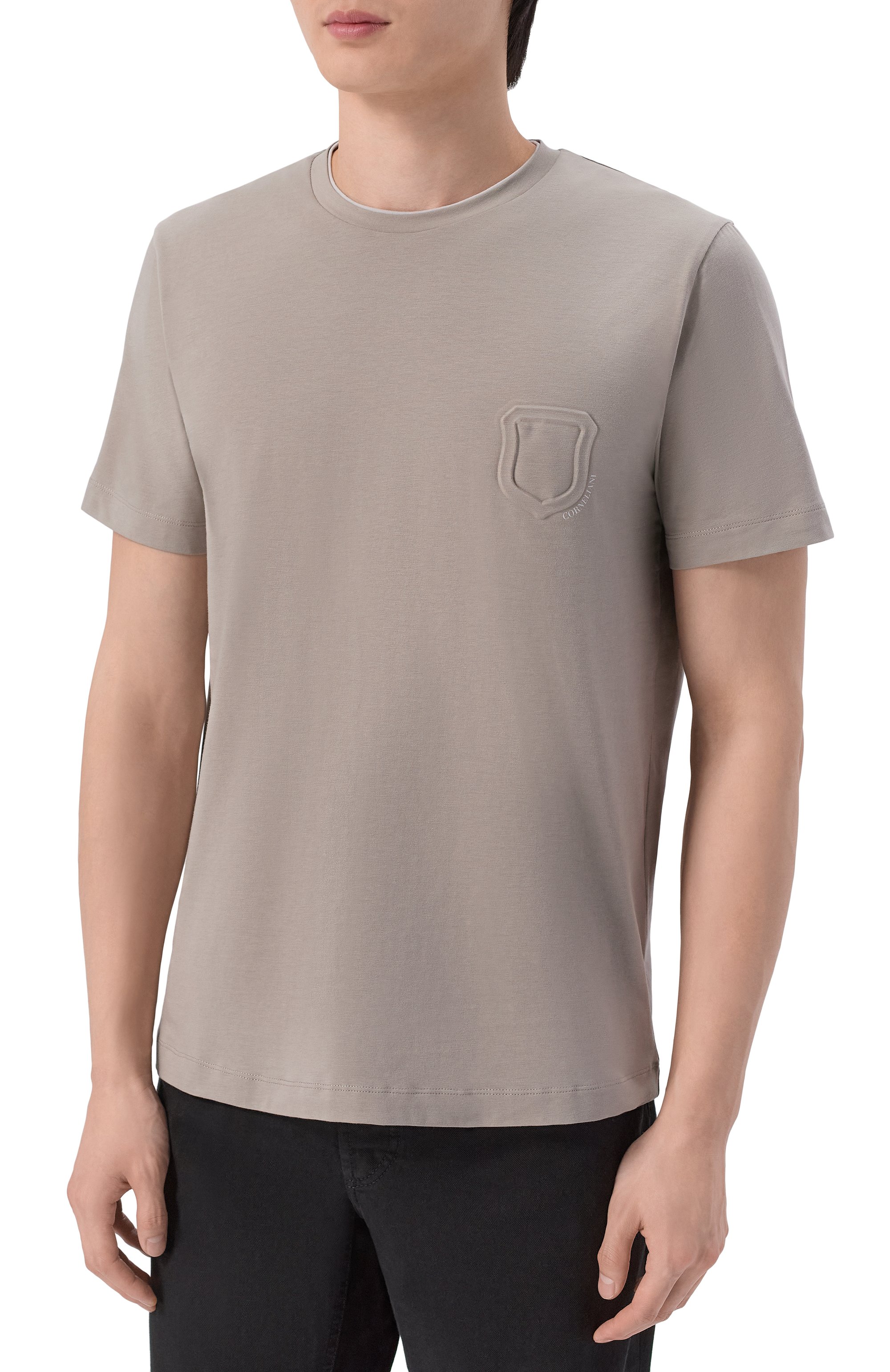 Хлопковая футболка CORNELIANI, арт. 27G589/2725041, фото 3