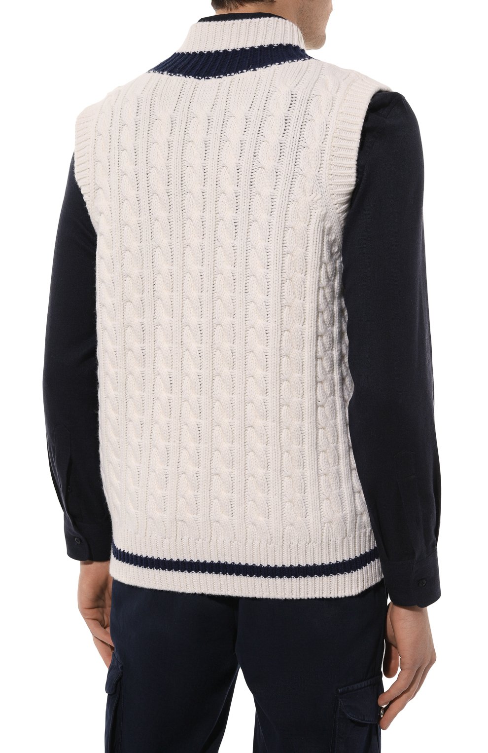 Шерстяной жилет KITON, арт. UMM058902, фото 4