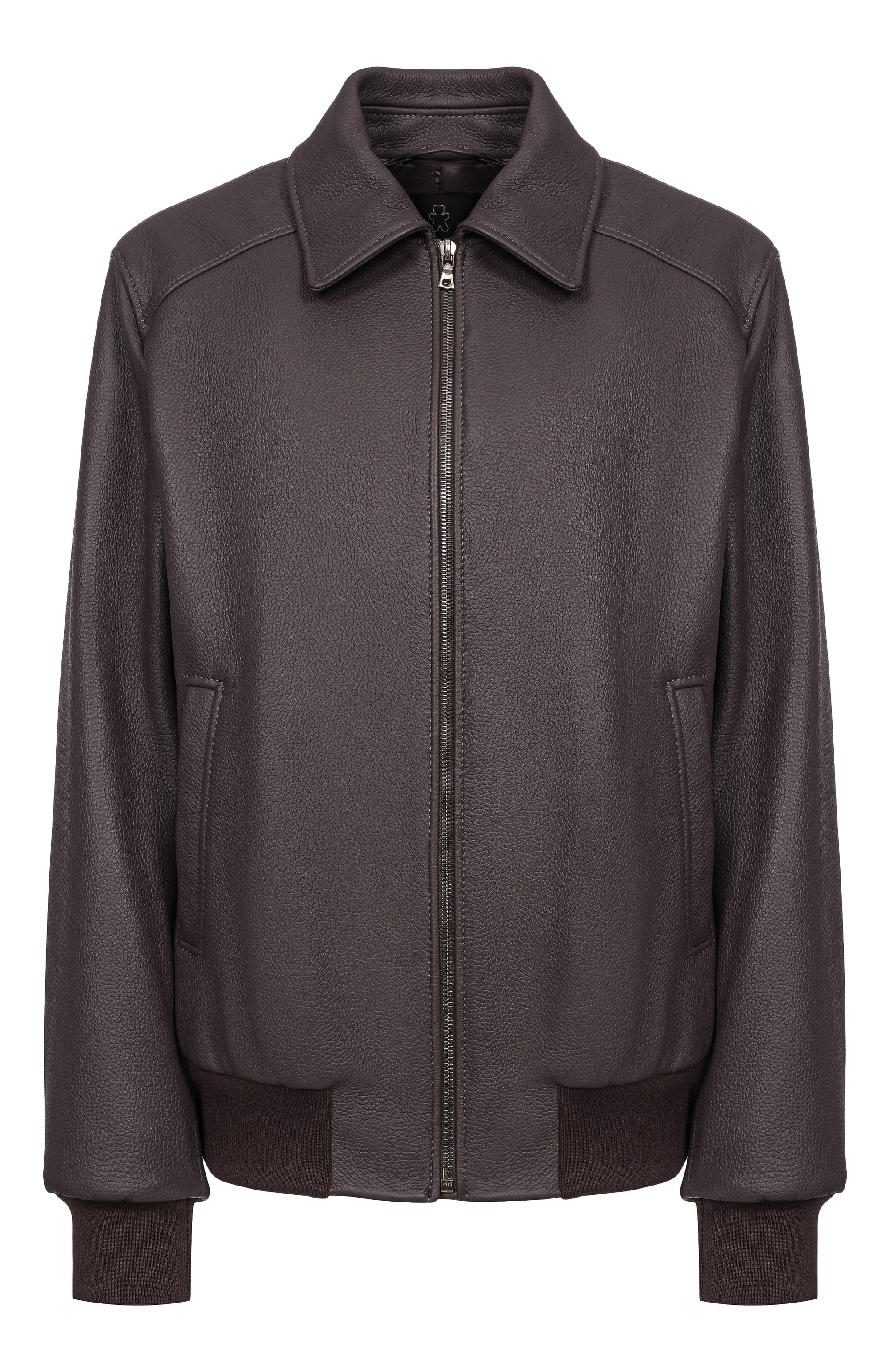 Кожаный бомбер MASLOV, арт. SMB63, фото 1