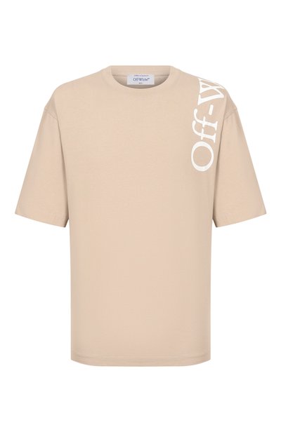 Мужская хлопковая футболка OFF-WHITE, арт. 0MAA120F26JER0100