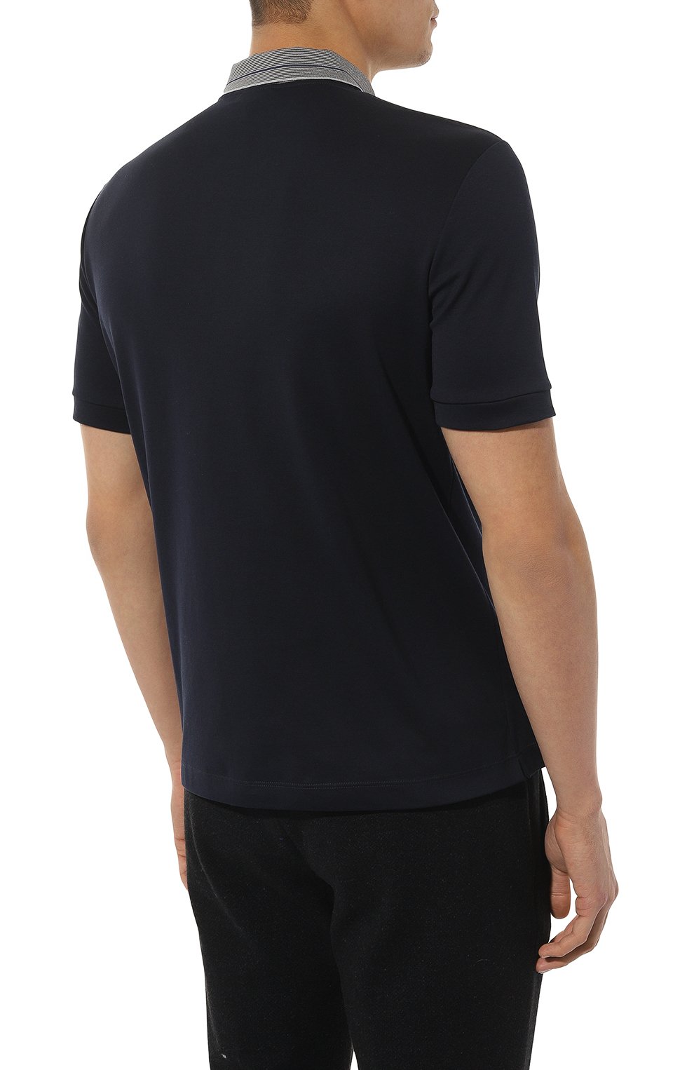 Хлопковое поло GIORGIO ARMANI, арт. 3DSF52/SJFBZ, фото 4