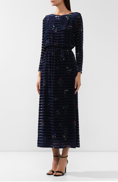 Платье из смеси вискозы и шелка GIORGIO ARMANI, арт. 9WHVA03I/T016W, фото 3