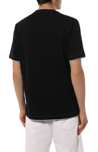 Хлопковая футболка BRUNELLO CUCINELLI, арт. M0B137451G, фото 4