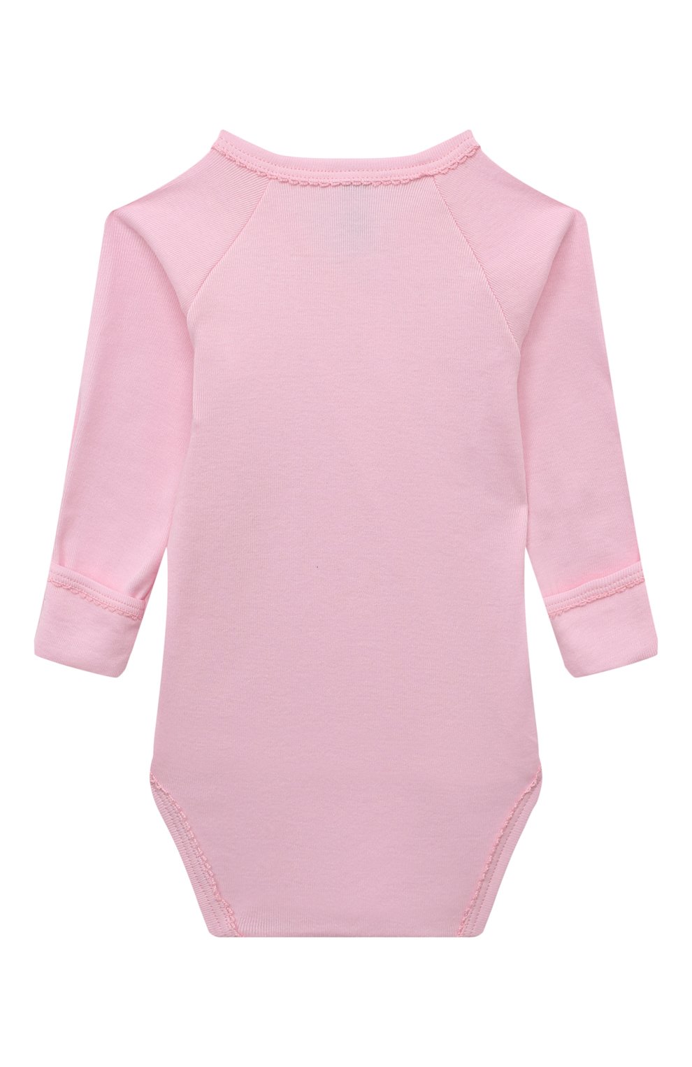 Хлопковое боди SANETTA розового цвета по цене 3855 руб., арт. 324062, фото 2 Хлопковое боди SANETTA, арт. 324062, фото 2