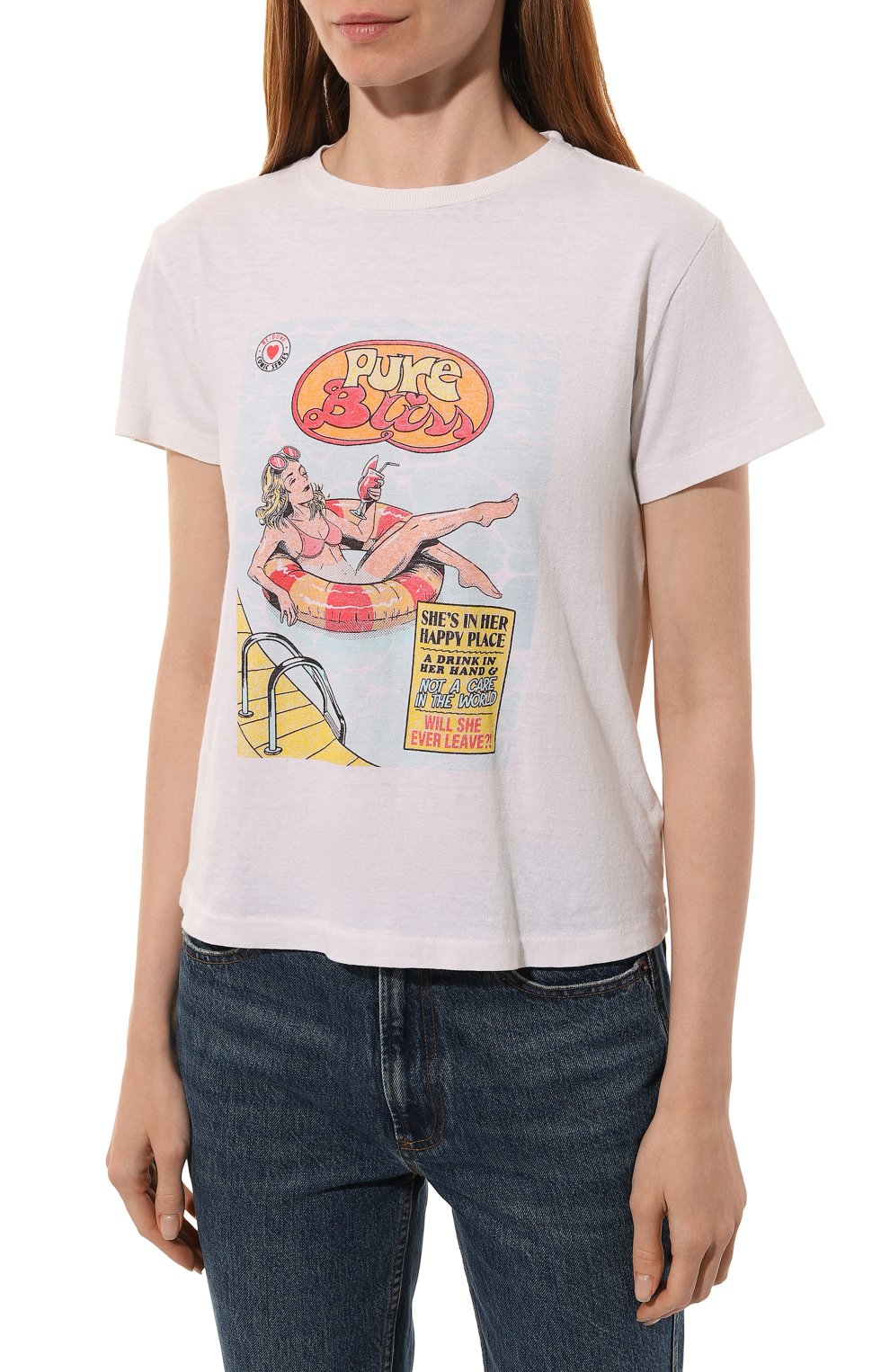 Хлопковая футболка RE/DONE, арт. 024-02WCGT294, фото 3