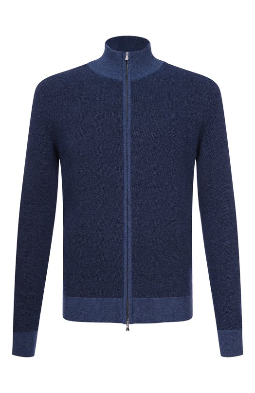 Кардиган из шерсти и кашемира Andrea Campagna M5625-9416 Синий M5625-9416