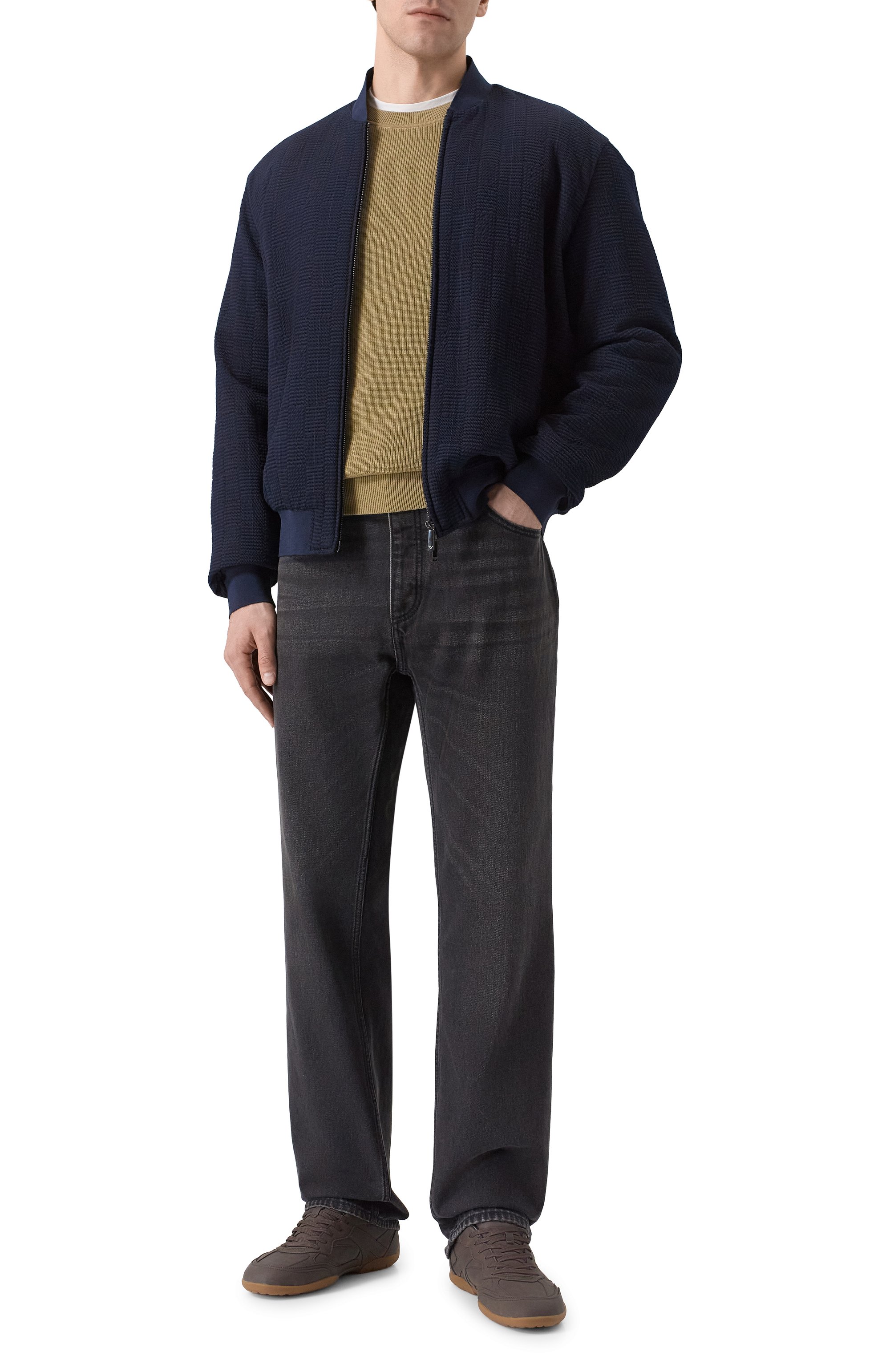 Хлопковый джемпер BOSS, арт. 50555124, фото 2