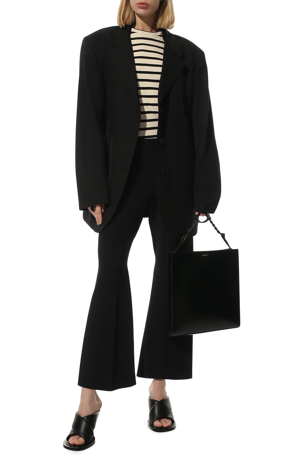 Хлопковая футболка JIL SANDER, арт. JPPU707524-WU247518, фото 2