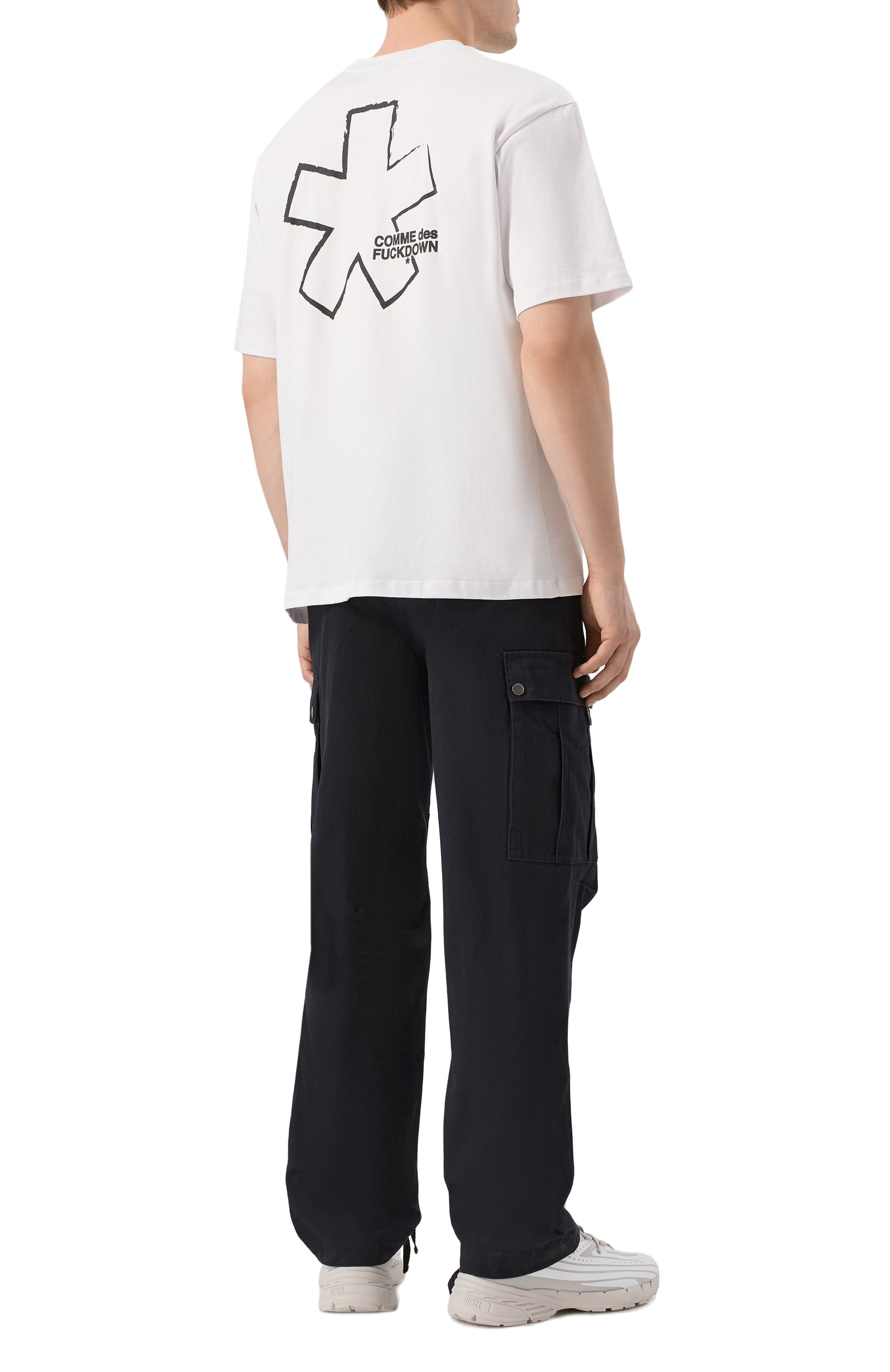 Хлопковая футболка COMME DES FUCKDOWN, арт. CFABM01506, фото 2
