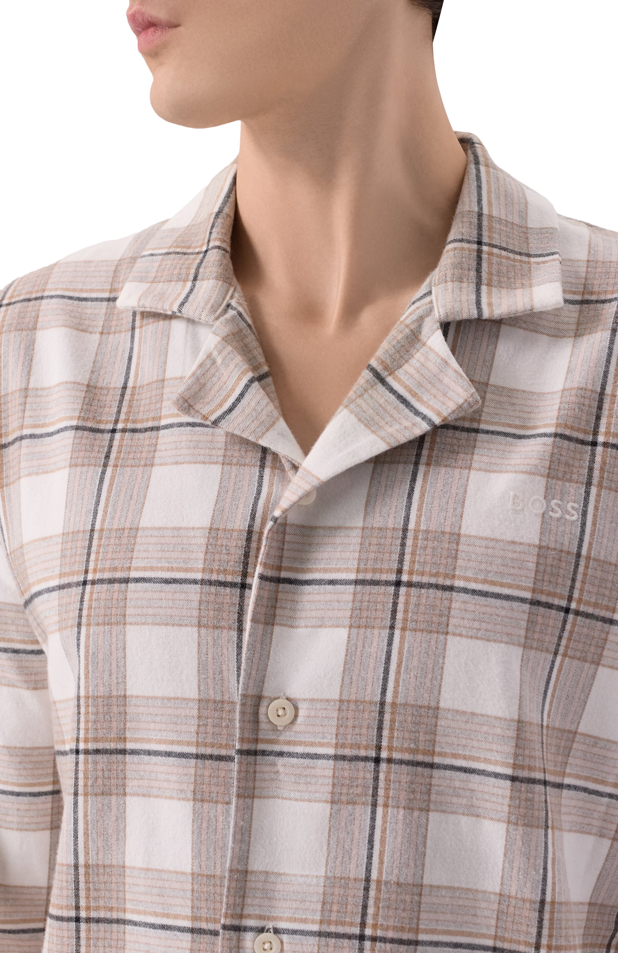 Пижама из хлопка и вискозы BOSS, арт. 50550756, фото 6