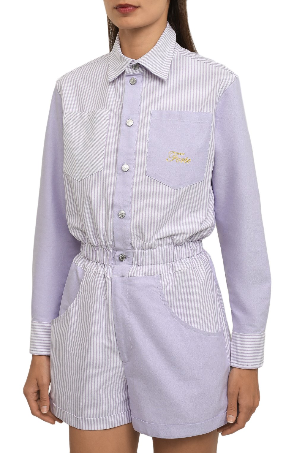 Хлопковый комбинезон FORTE DEI MARMI COUTURE, арт. 22SF2503-751, фото 3