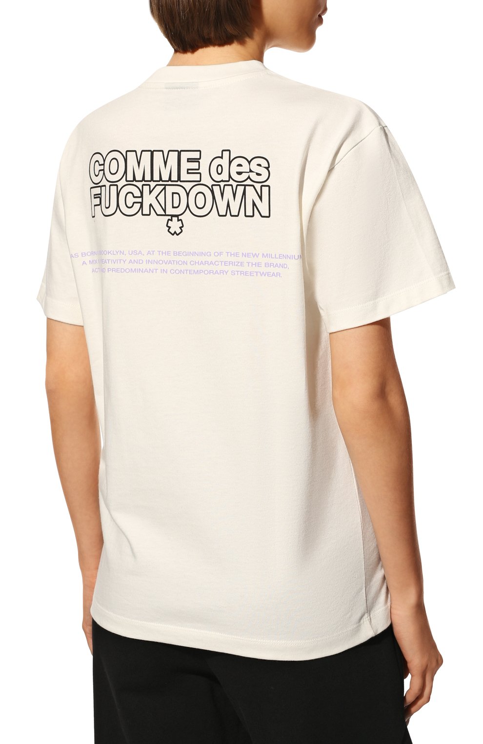 Хлопковая футболка COMME DES FUCKDOWN, арт. CDFD1926, фото 4
