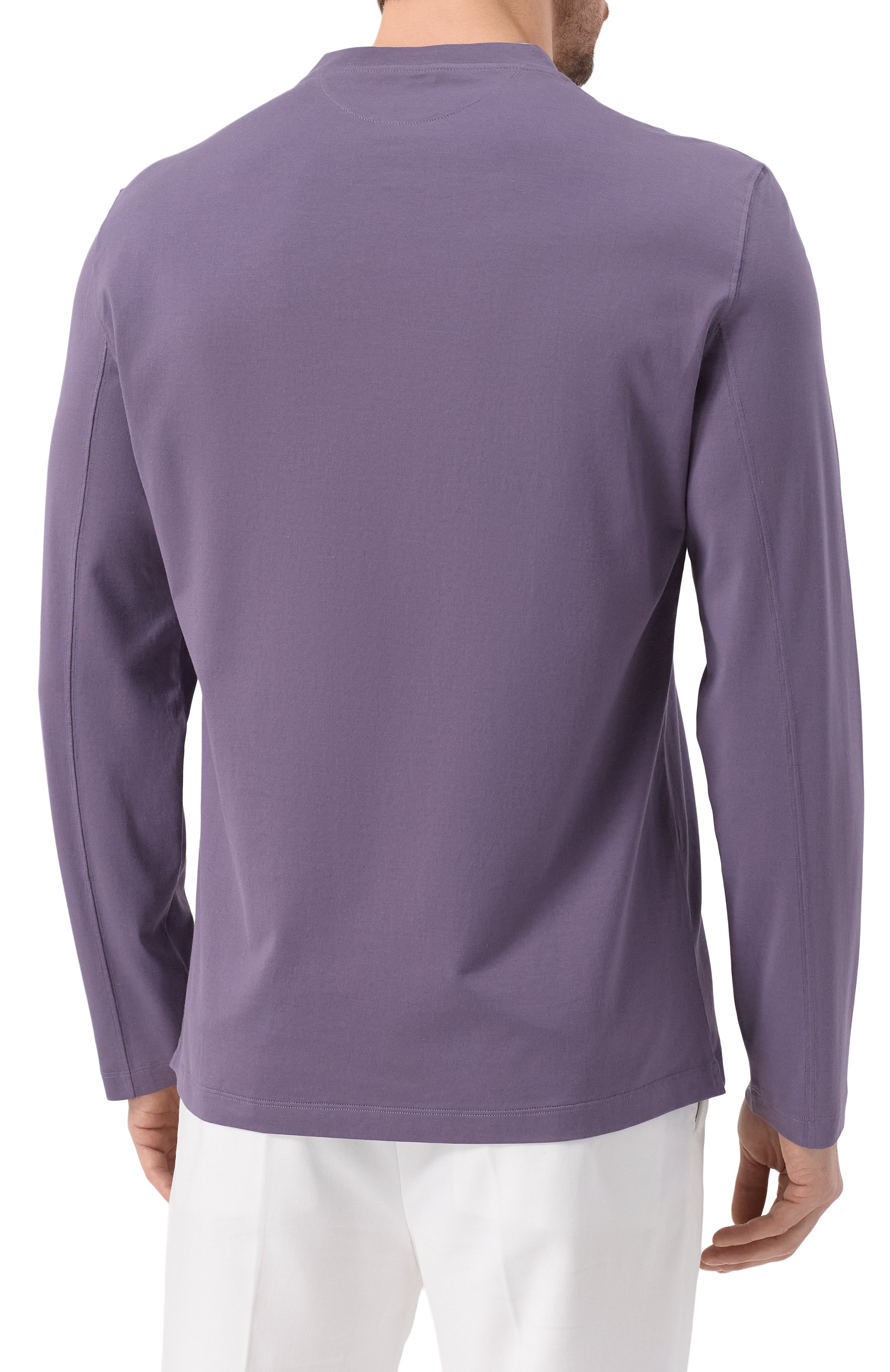 Хлопковый лонгслив BRUNELLO CUCINELLI, арт. M0B137433, фото 4