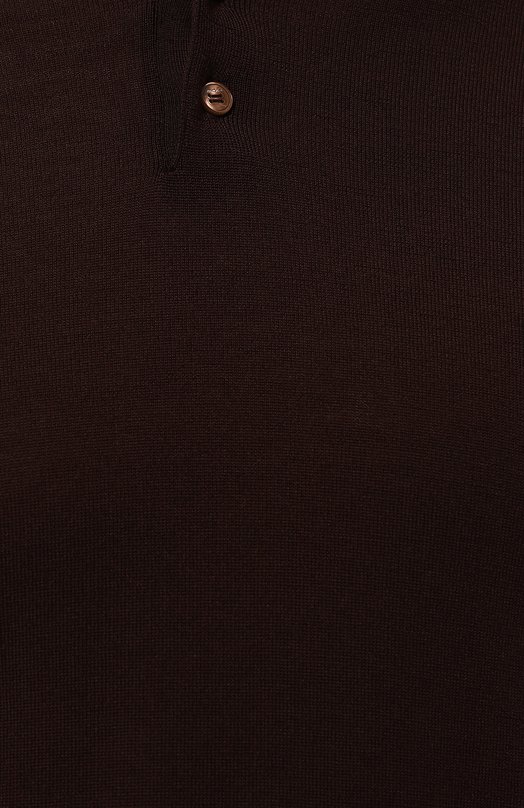 Шерстяное поло malo Коричневый, фото 5