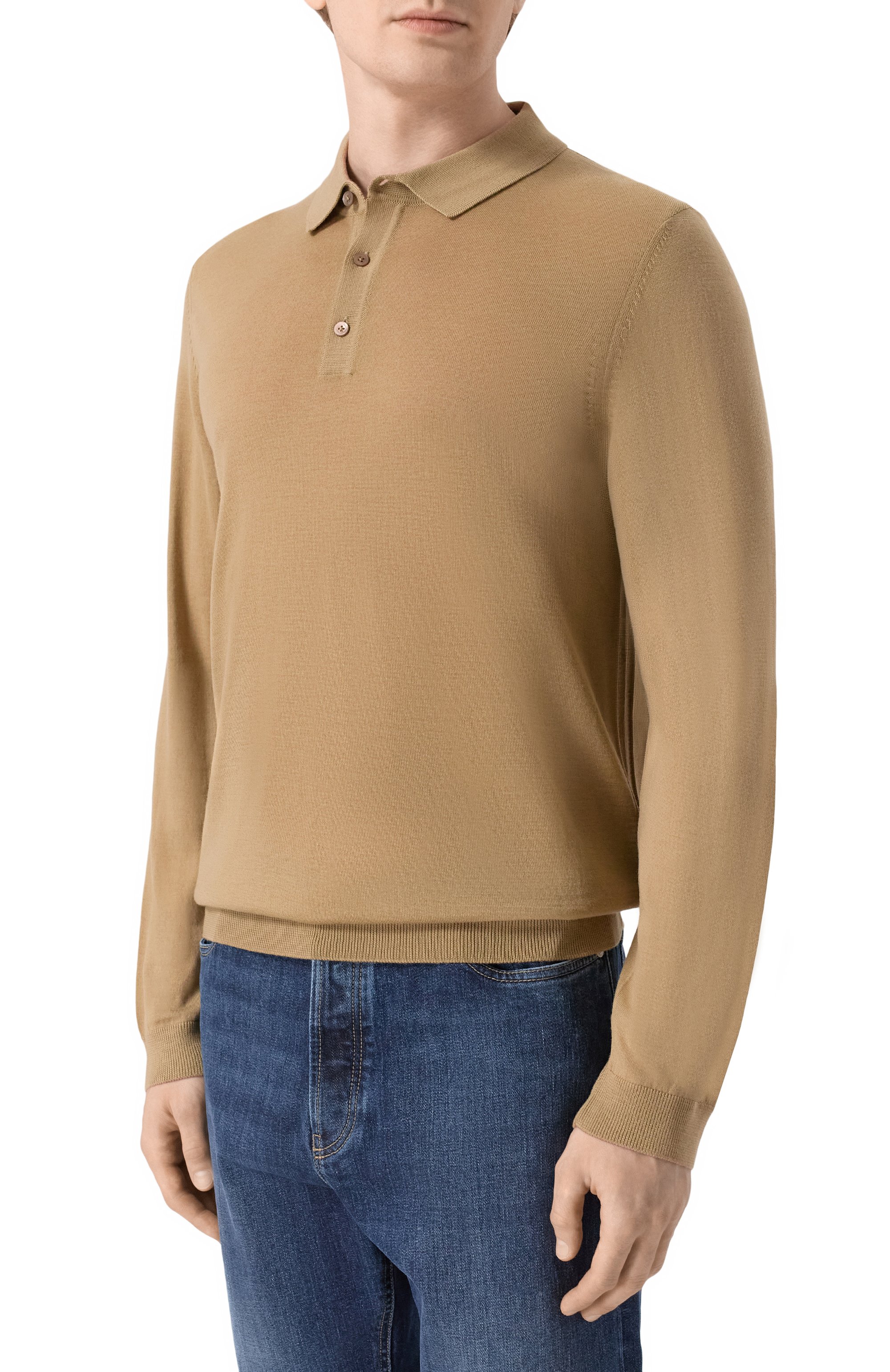 Шерстяное поло BOSS, арт. 50476355, фото 3