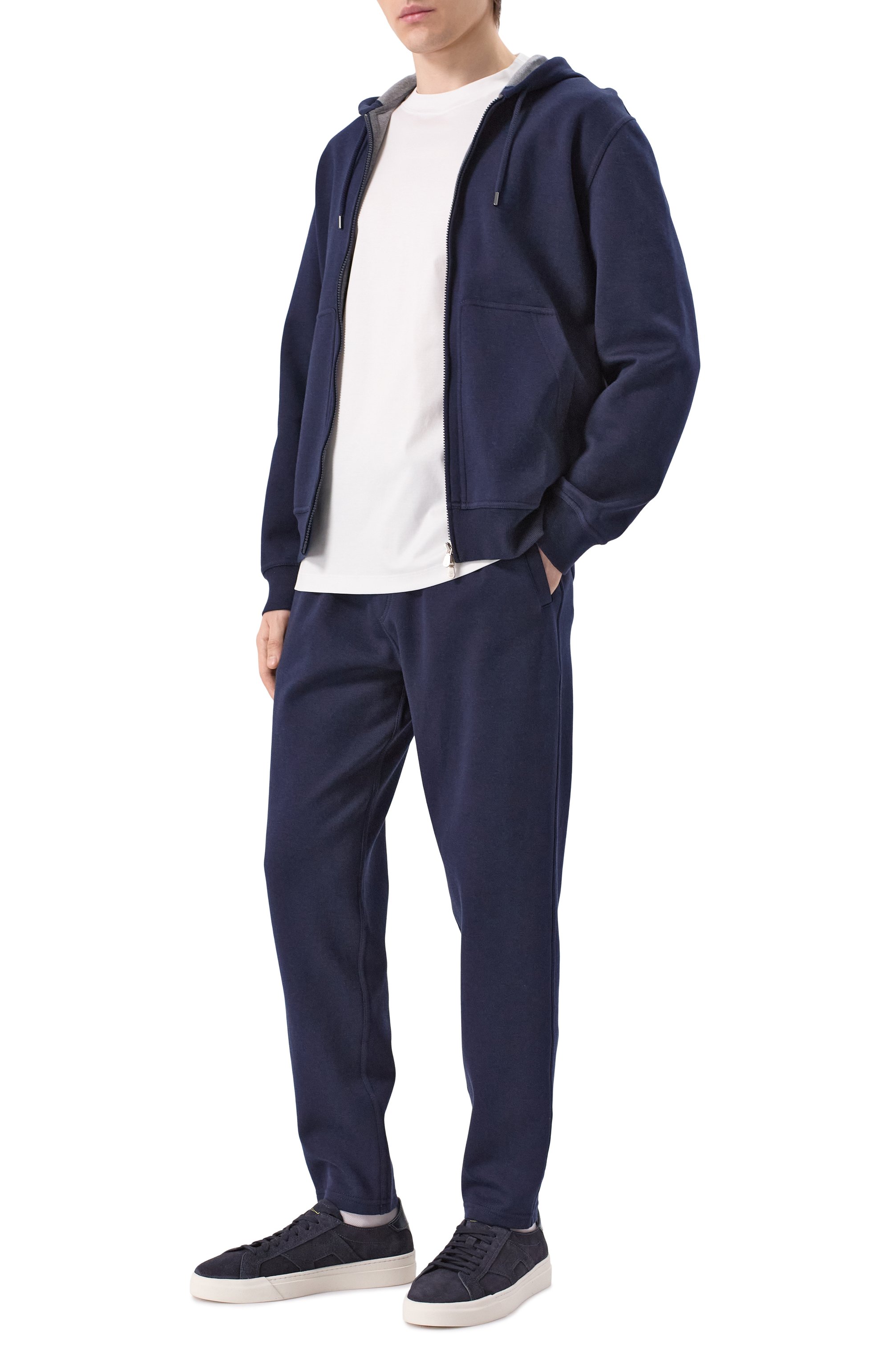 Замшевые кеды gloria SANTONI, арт. MBGG21967PNNCEAT, фото 2