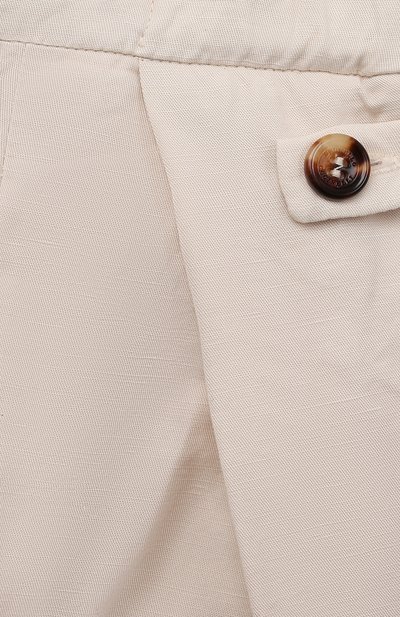 Брюки из льна и хлопка BRUNELLO CUCINELLI, арт. B291LP101C, фото 3