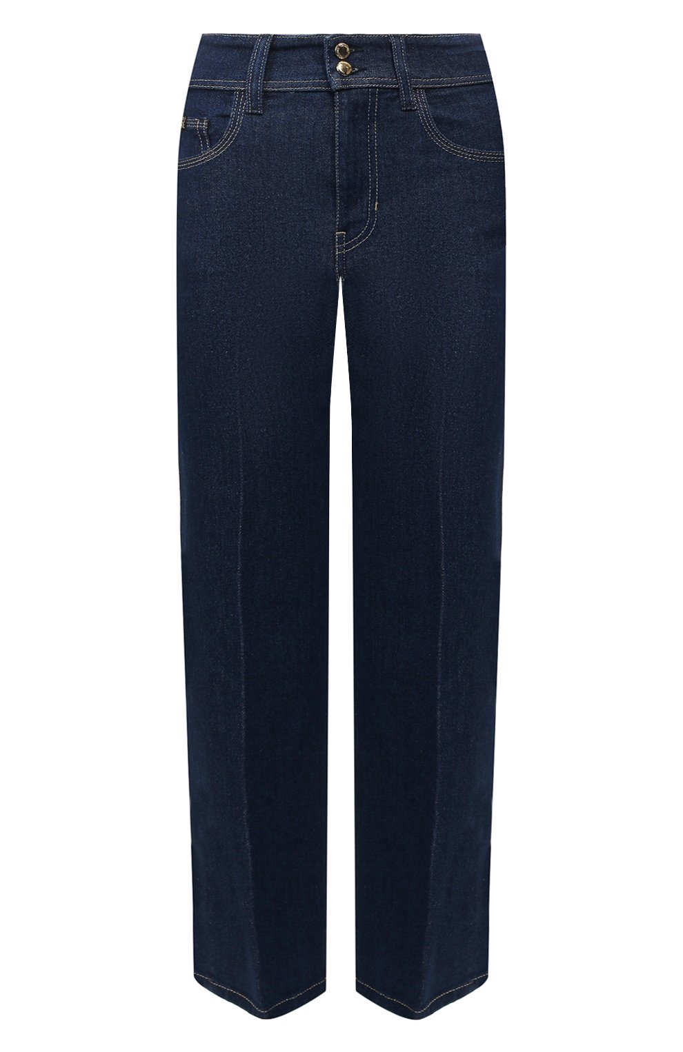 Джинсы VERSACE JEANS COUTURE синего цвета по цене 22600 руб., арт. A1HVA0TI-VDP515/A0B54, фото 1 Джинсы VERSACE JEANS COUTURE, арт. A1HVA0TI-VDP515/A0B54, фото 1