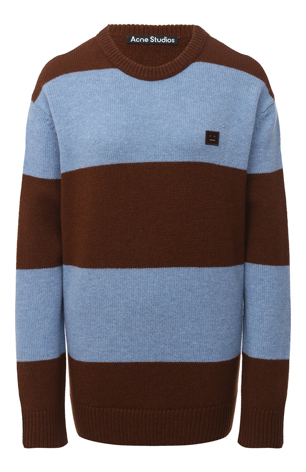 Шерстяной пуловер ACNE STUDIOS коричневого цвета по цене 29950 руб., арт. C60019/W, фото 1 Шерстяной пуловер ACNE STUDIOS, арт. C60019/W, фото 1