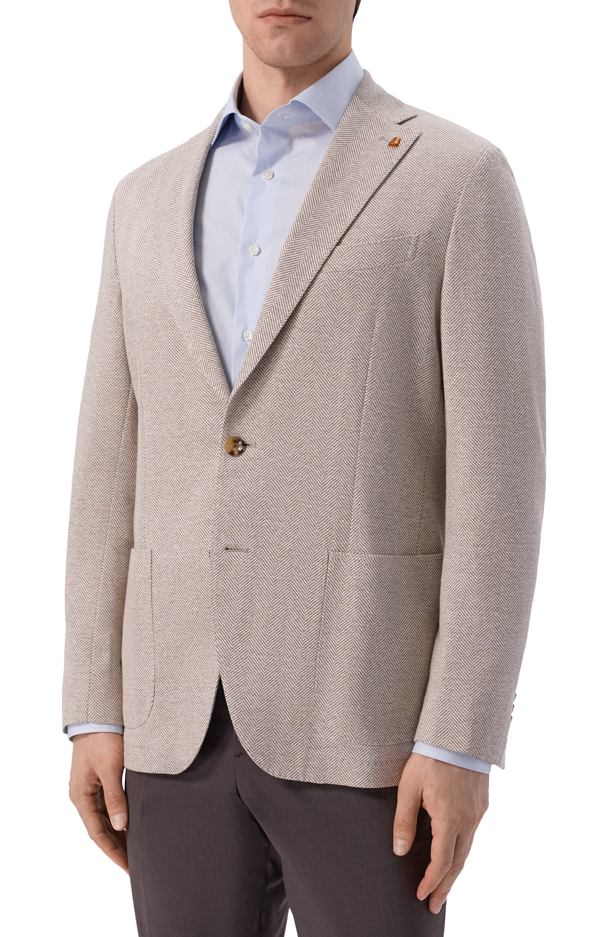 Пиджак изо льна и хлопка SARTORIA LATORRE, арт. JD74/JJ253, фото 3