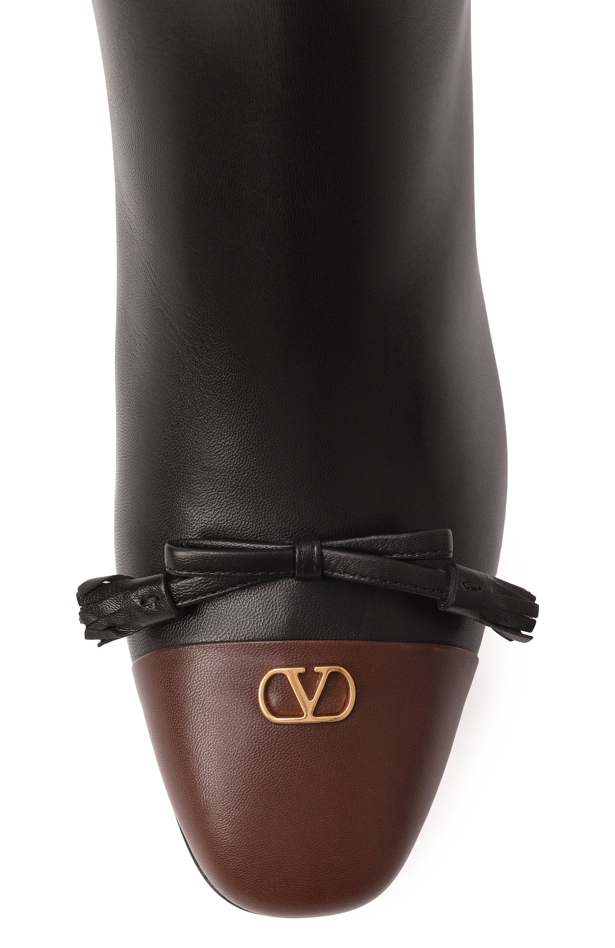 Кожаные ботильоны vg valet du roi VALENTINO черного цвета по цене 162500 руб., арт. 7W2S0ML4/DDT, фото 6 Кожаные ботильоны vg valet du roi VALENTINO, арт. 7W2S0ML4/DDT, фото 6