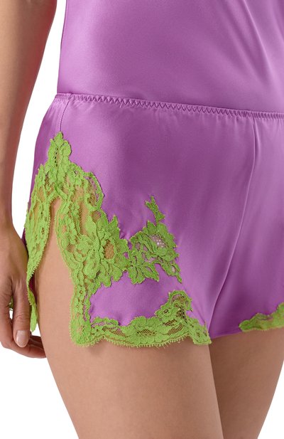 Шелковые шорты MARJOLAINE сиреневого цвета по цене 49450 руб., арт. 3CAM5001, фото 5 Шелковые шорты MARJOLAINE, арт. 3CAM5001, фото 5