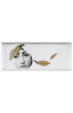 Блюдо tema e variazioni n.24 FORNASETTI белого �цвета, арт. P42Z024 | Фото 1 (Ограничения доставки: fragile-2)