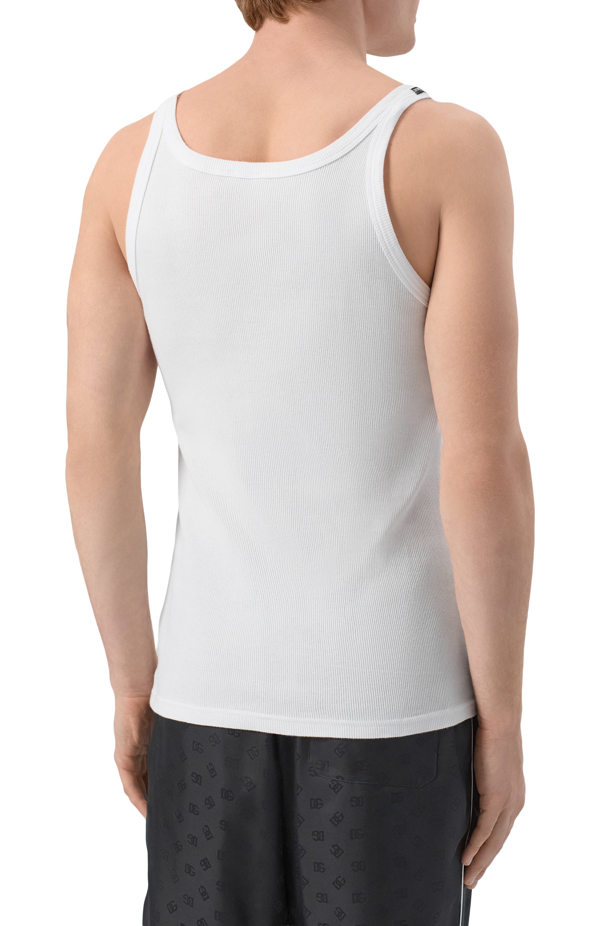 Хлопковая майка DOLCE & GABBANA, арт. M8C19J/0UAIJ, фото 4