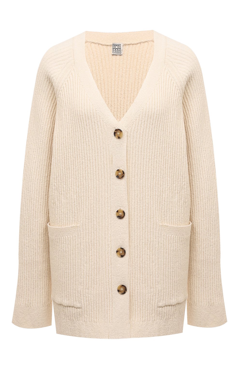 Хлопковый кардиган TOTEME, арт. 242-WRT2183-YA0042, фото 1