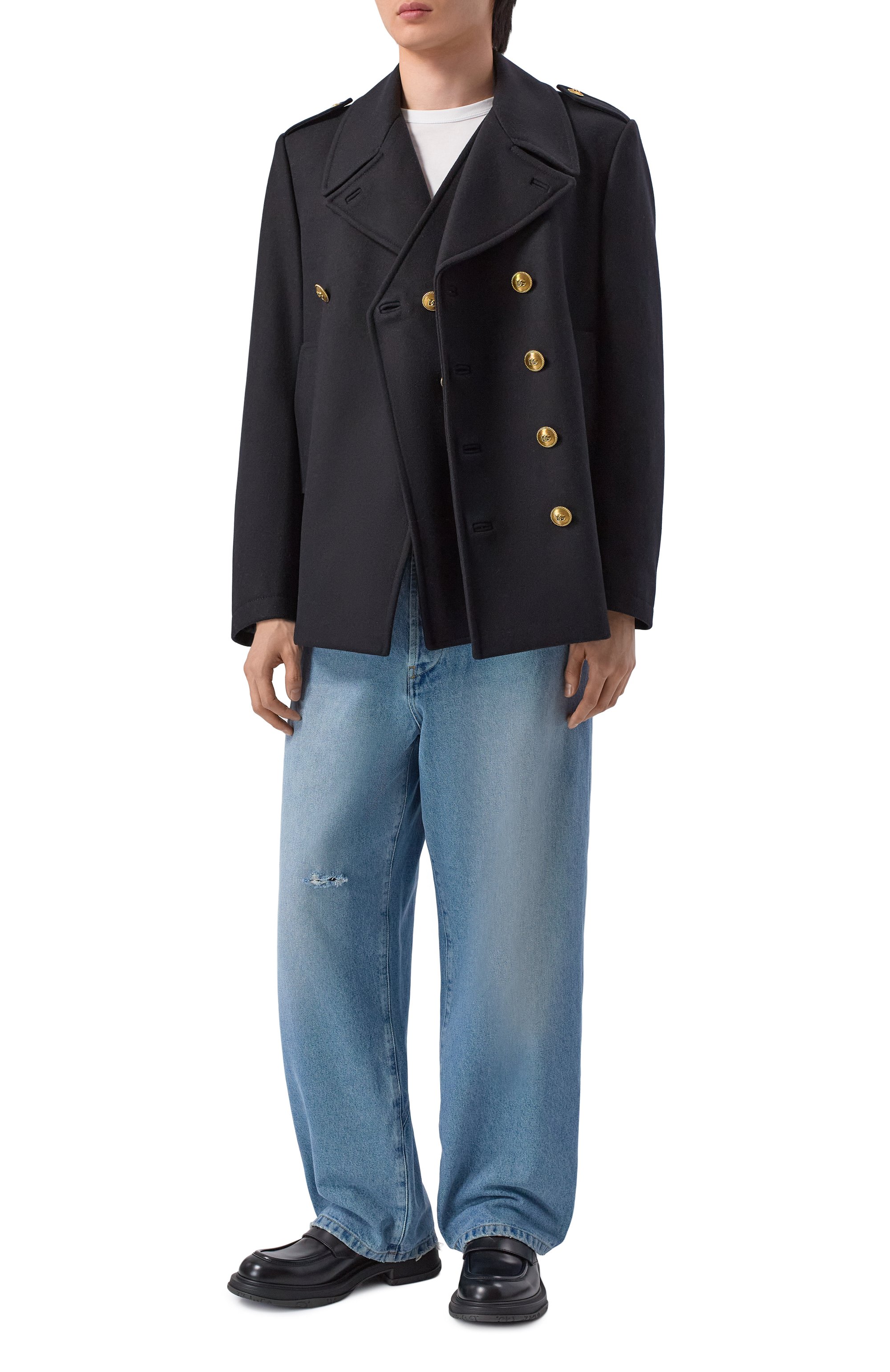 Кожаные лоферы GUCCI, арт. 851396/AADE0, фото 2