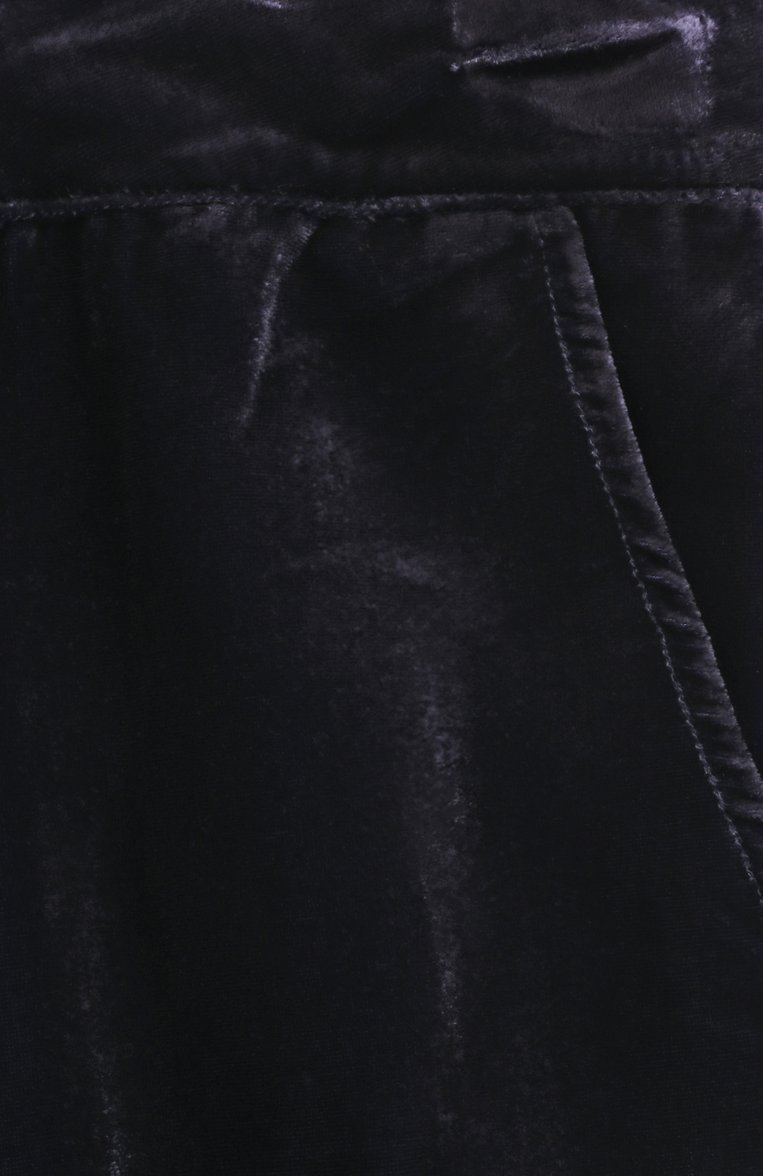 Детский костюм из вискозы ERMANNO SCERVINO темно-синего цвета, арт. SFCD001C/VE137/3A-8A | Фото 6 (Материал сплава: Проставлено; Рукава: Длинные; Материал внешний: Вискоза; Материал подклада: Вискоза; Драгоценные камни: Проставлено)