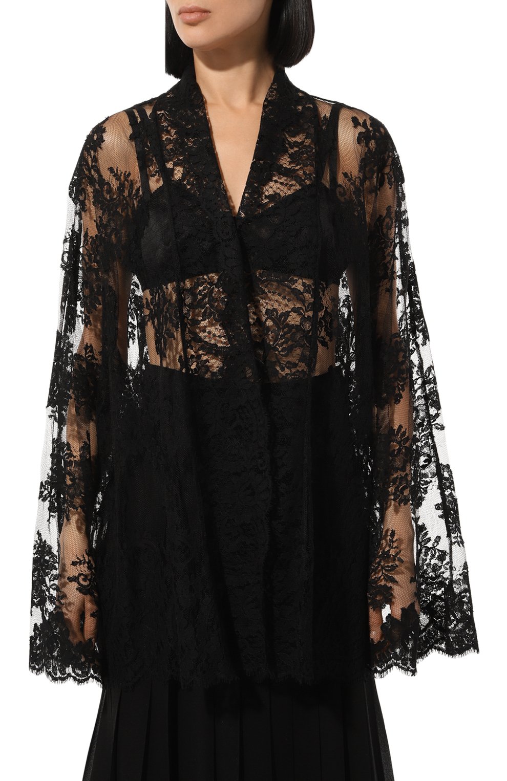 Хлопковая блузка DOLCE & GABBANA, арт. F5P76T/HLMQM, фото 3