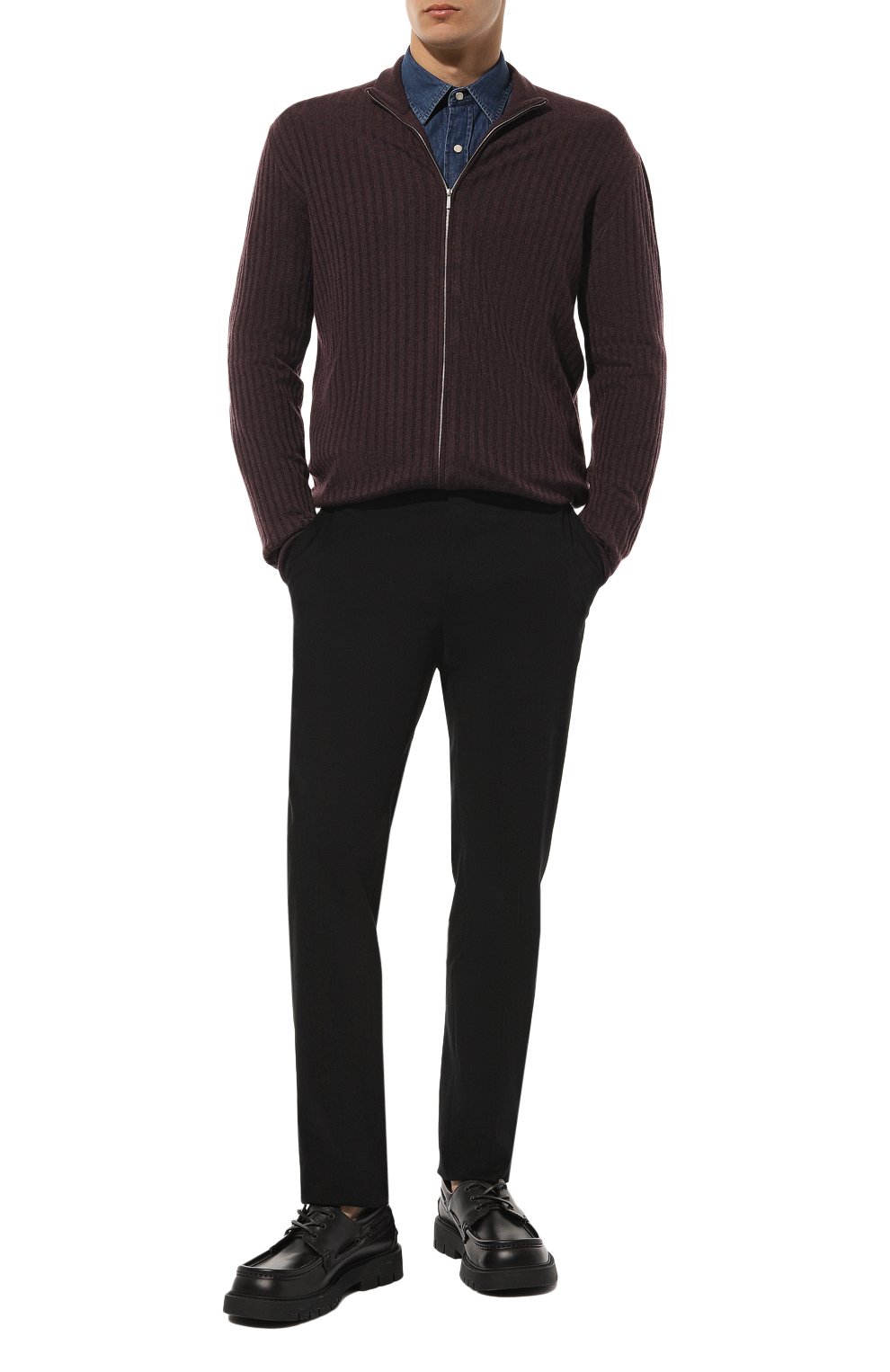 Хлопковые брюки ZEGNA, арт. UCI14A6/TR14, фото 2