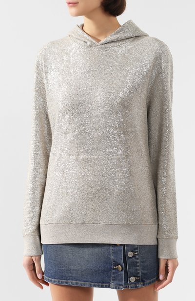 Хлопковое худи SAINT LAURENT, арт. 614253/YBRH2, фото 3